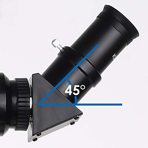 TELMU Telescope, 70mm Aperture 400mm AZ Mount Astronomical Refracting Telescope Adjustable(17