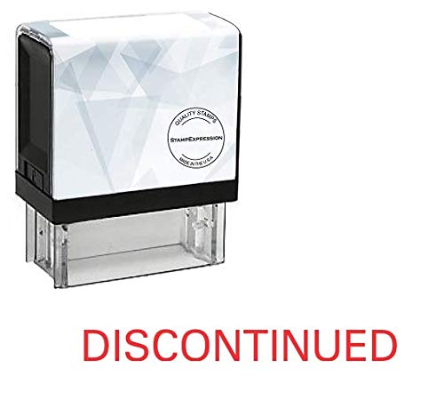 StampExpression - Discontinued Office Self Inking Rubber Stamp - Red Ink (A-5473)