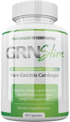 GRN-Garcinia Cambogia Extreme Fat Burner-60% HCA, Pure Garcinia Cambogia Extract - Extra Strength - Carb Blocker & Appetite Suppressant - All Natural Diet Pills for Women & Men