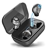 Bluetooth Earbuds True Wireless Earbuds [2019 Newest Version], Bluetooth 5.0 IPX7 Waterproof 3D Stereo Sound Auto Pairing Wireless Headphones in-Ear Bluetooth Headset with Charging Case