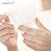 ELBLUVF 925 Sterling Silver Elephant Animal Lucky Ring Jewelry Bridesmaid Gift Favor