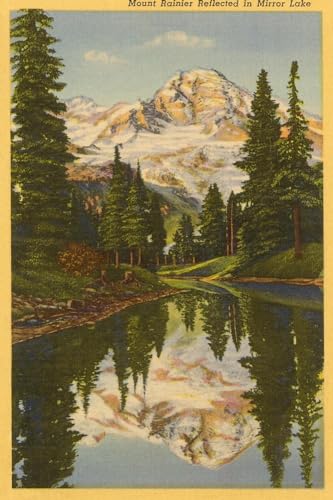 ART.COM Wall Art Print Mt. Rainier from Mirror Lake, Washington, 12" x 18"