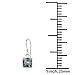 1.46 Ct Cushion Rainbow Mystic Topaz Dangle 925 Sterling Silver Earrings For Women By Orchid Jewelry : A Perfect Birthstone For November