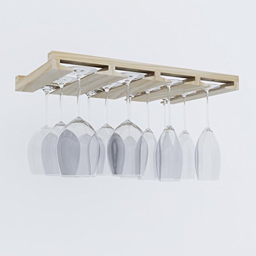 Rustic State Stemware Wine Glass Rack Makes Dull Kitchens or Bar Looks