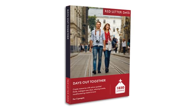 Red Letter Days Days Out Together Experience Gift Box for 2-2095 Days Out Options Across the UK