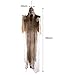 70In Halloween Ghost Decorations Scary Props Life Size Hanging Skeleton Flying Ghost Decor for Yard Outdoor Indoor Party (Yellow, 1 PCS)