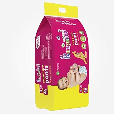 KangaROOS Kangaroo Super Dry Diaper Pants - Small- 46 Pants (S)