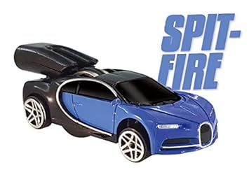Whistle Racer Spit Fire - Car Only Toys for Kids - (Blue)