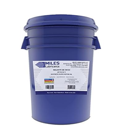 Milesyn SB 5W20 API GF-5/SN Synthetic Blend Motor Oil 5 Gallon Pail