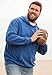 Kingsize Men's Big & Tall Fleece Pullover Hoodie