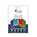 RFID Blocking Sleeve set of 6 x credit card protector and 1 x passport holder sleeve, Unique exclusive stylish designs for daily use Secure Identity Theft Protection, MUST BE with any traveler