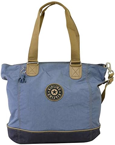 [キプリング] KIPLING K10303 L65 Stone Blue Bl SHOPPER C ショッパーシー トートバッグ ハンドバッグ 2WAY仕様 [並行輸入品]