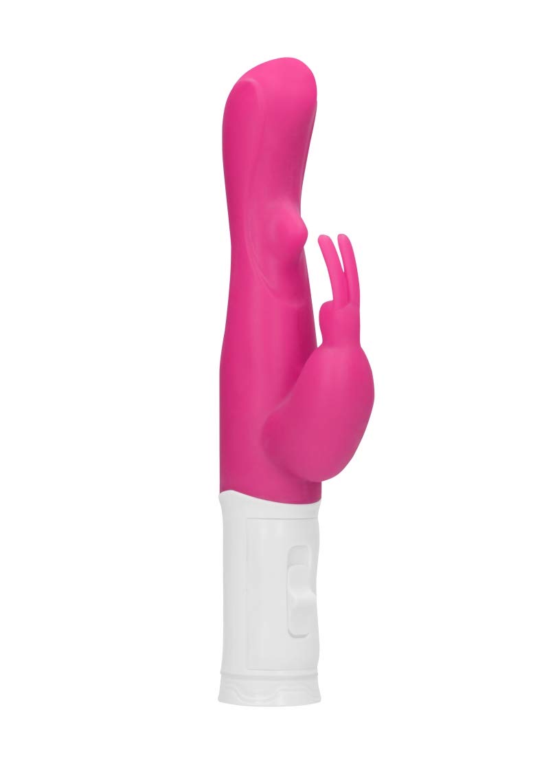 GC. - 10 Speed ​​Silicone Rotating Rabbit Vibrator - Pink, GC035PNK