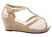 Olivia K Girls Glitter and Rhinestone Open Toe Wedge Heel (Toddler/Little Girl)