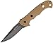 Columbia River Knife & Tool Hammond Desert Cruiser Folding Knife with Black Blade and Brown Zytel Handles
