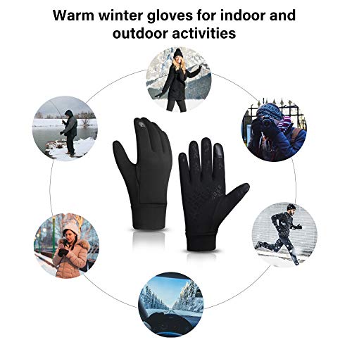 KELOYI Handschuhe Herren Damen Fahrradhandschuhe Touchscreen Winter Winddicht rutschfest Winterhandschuhe Outdoor Warme… – Bild 8