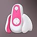 HYTK Electric Breast Massager, Chest Vibrating Massager, Breast Enhancement Device Pink or Red, White Color