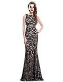 Ever-Pretty Women's Sexy Fitted Evening Dress with Open Back and Thigh High Slit 08859