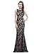 Ever-Pretty Women's Sexy Fitted Evening Dress with Open Back and Thigh High Slit 08859