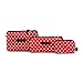 JuJuBe Be Set Travel Accessory Bags, Onyx Collection - Black Ruby - Red/White Polka Dots