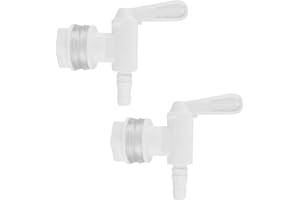 2 Pack Beer Faucet, Bottling Bucket Plastic Spigot Beer Brew Bucket Tap Faucet Replacement Spigot for Home Beer Brewing