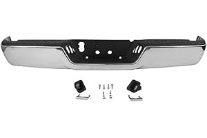MBI AUTO - Steel Chrome, Rear Step Bumper Assembly for 2009-2018 Dodge RAM 1500 w/Single Exhaust, CH1103117
