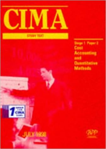 Cima Study Text Cost Accounting And Quantitative Methods - 