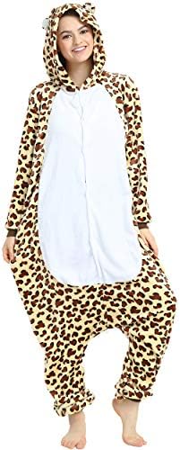 Indiefit Adult Onesie Pyjamas Flannel Cosplay Costume Sleepwear Nightgown
