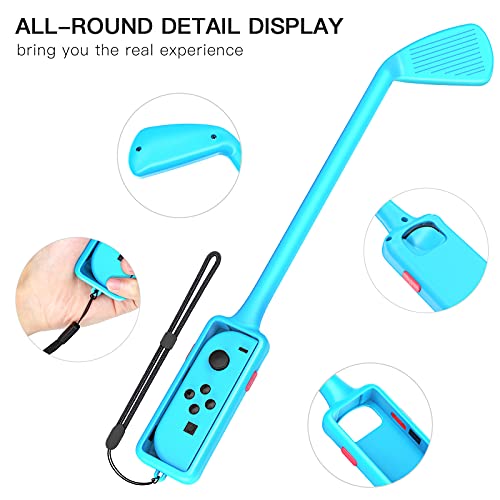 (2 Pack) Hastraith Golf Clubs Controller for Nintendo Switch, Golf