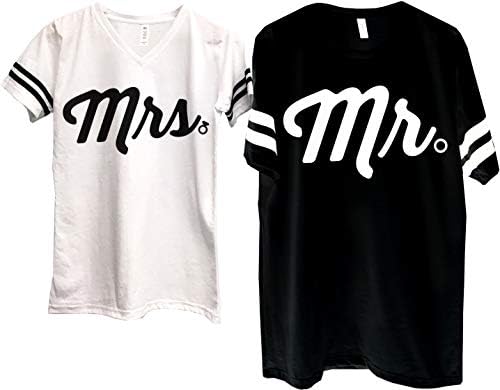 MR. & MRS. Shirts Matching Couples Honeymoon Jersey Tees