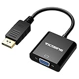 VicTsing Gold-plated DisplayPort(DP) To VGA Adapter Converter for PC Laptop - Grey (C-Blue)
