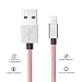 iPhone Cable BULESK 3Pack 10FT Nylon Braided Lightning to USB iPhone Charger Cord for iPhone 7 Plus 6S 6 SE 5S 5C 5, iPad 2 3 4 Mini Air Pro, iPod - Pink