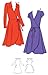 Kwik Sew K3489 Dresses Sewing Pattern, Size XS-S-M-L-XL