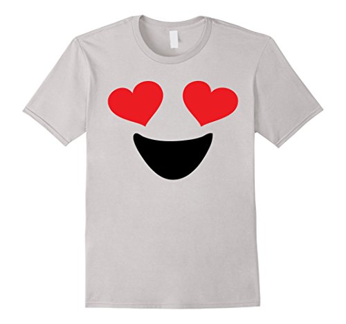 Halloween Emoji Shirt Costume HEART EYES EMOJI Yellow TShirt