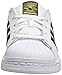 adidas Originals Superstar C Basketball Shoe (Little Kid),White/Black/White,2.5 M US Little Kid