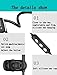 Bluetooth Headphones Bluetooth 4.1 Sport Earphones IPX5 Waterproof Noise Cancelling Wireless Bluetooth Headphones for Running,Cycling,Workout (Black)thumb 2