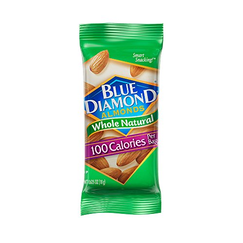 Blue Diamond Almonds Whole Natural Raw Snack Nuts, 100 Calorie Travel Bags, 32 count - Image 3