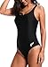 ATTRACO Women's Athletic One Piece Swimsuit Sports Racerback Training Swimwear