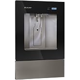 Elkay Liv Pro LBWDC00BKC Built-in Filtered Water Dispenser | Electric Powered, NSF/ANSI Certified, Sensor Activated, Reduces Lead &amp; Microplastics, Midnight Black, Non-Refrigerated