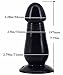 Big Size Anal Plug, LZYAA Adult Sex Toys Dildo Liquid Silicone Material No Any Smell Strong Suction Cup for Hand-Free Soft Penis (Black)