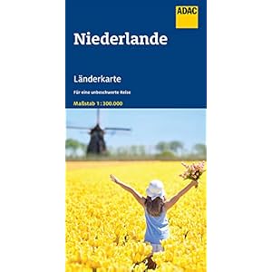 ADAC LänderKarte Niederlande 1:300 000