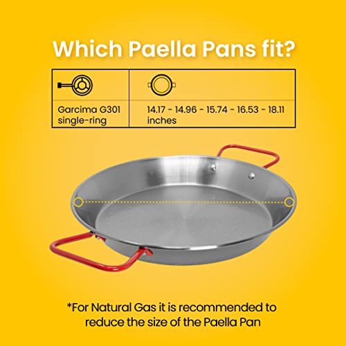 Paella Natural Gas Burner G300, Paella Grill System with Great Heat