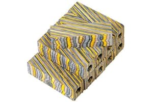 Penn State Industries PKEZLAM21 Color Grain Laminated Pre-drilled Mini Pen Blanks, 9/16" x 9/16" x 2-1/32" (Oceania, 10pcs)