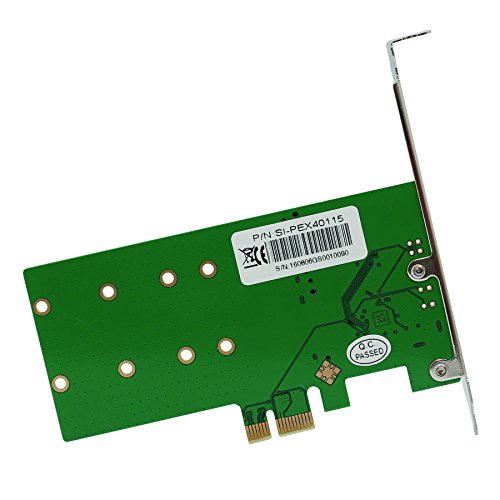 2 Port M.2 SSD to PCI-e x1 adapter B or B+M key (SI-PEX40115)