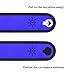 BSEEN LED Lighted Running Armbands - Light Up Reflective Running Gear LED Slap Bracelets, Sports Event Wristbands for Men& Women (Blue, 35cm)