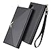 FLYEE Case Compatible with Galaxy Note 10 Plus (6.8 inch,Released 2019),Wallet Case for Women and Girls With Card Holder,[Envelope design]PU Leather Flip Magnetic Protective Case with Card Slot-Black