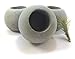 ORB Concrete Succulent Planters / Air Plant Holders. (Set of 3) Natural Gray.