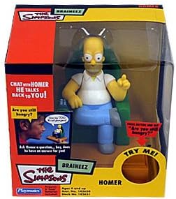 Simpsons Homer BRAINEEZ Talking Figure from The
