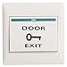 UHPPOTE Push to Exit Button Square Rocker Switch - Flush-Mounted for Door Access Control System