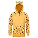 JINX Minecraft Big Boys' Ocelot Premium Zip-Up Hoodie (Yellow, X-Large)